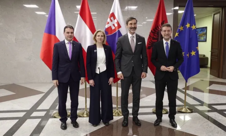 Ministrat e Jashtëm të Austrisë, Çekisë e Sllovakisë tryezë diskutimi në Tiranë: Integrimi i rajonit, përparësi strategjike e BE