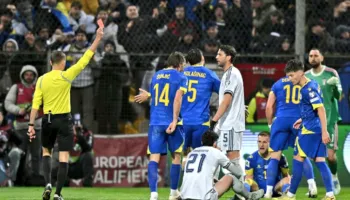 Natë e trishtë për Italinë, Botërori i tretë jashtë, bie dhe Danimarka