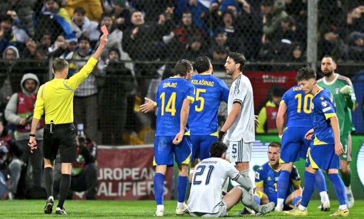 Natë e trishtë për Italinë, Botërori i tretë jashtë, bie dhe Danimarka