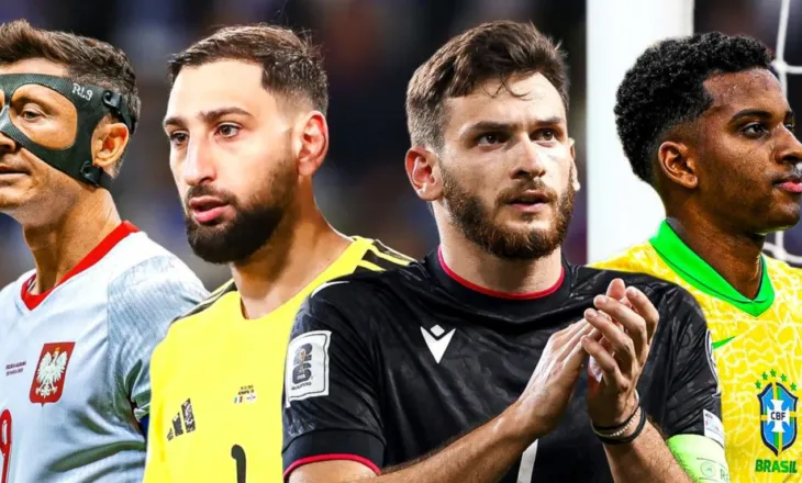 Nga Donnarumma në portë e te Lewandowski në sulm, mungesat e mëdha të Kupës së Botës 2026