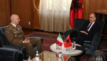 Presidenti Begaj pret Gjeneralin italian: Partneritet strategjik në mbrojtje dhe siguri