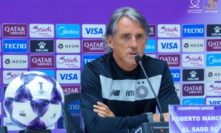 Roberto Mancini triumfon edhe në Katar, në 6 muaj i jep titullin skuadrës së Al Sadd