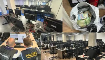 Thasë të mbushur me euro, Europol nxjerr pamjet nga aksioni i call center-ave në Tiranë