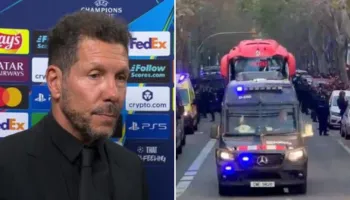 Tifozët i thyen dy xhama autobuzit, Atletiko i ‘konverton’ me dy gola Barçës