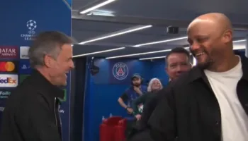 Trajnerët, “show” pas PSG-Bayern 5-4. Enrique i thotë Kompany: “U kënaqe nga tribuna?”. Përgjigja: “Jo”