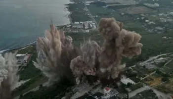 VIDEO/ Forcat izraelite hedhin në erë tunelin që përdorej nga Hezbollahu në Liban, përdorin 24 ton eksplozivë