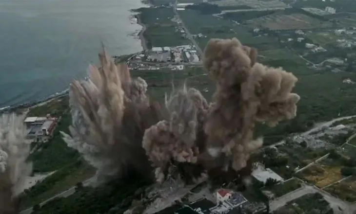 VIDEO/ Forcat izraelite hedhin në erë tunelin që përdorej nga Hezbollahu në Liban, përdorin 24 ton eksplozivë