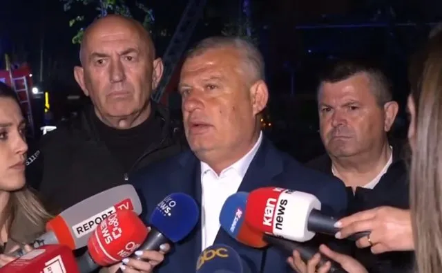 Zjarri është vënë nën kontroll, Prefekti i Tiranës: Po marrim masa për strehimin e qytetarëve të mbetur jashtë