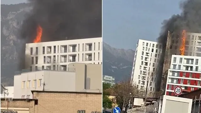 Zjarri në kompleksin e banimit në Tiranë/ Shkon në 11 numri i personave të lënduar