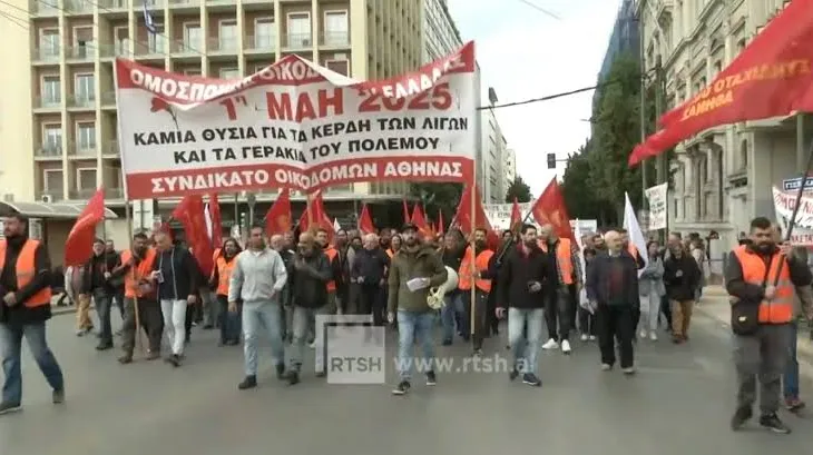 1 Maji mes grevave dhe protestave. Në Greqi bllokohet transporti publik, në Turqi arrestime