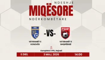 10-vjetori i pranimit të Kosovës në UEFA, ndeshje vëllazërore mes veteranëve të Shqipërisë dhe dardanëve
