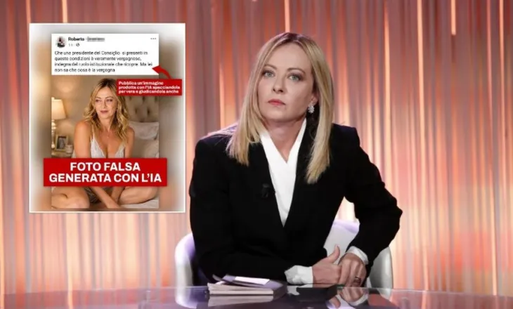 “Ai që i ka realizuar, më ka ‘përmirësuar’”, Meloni reagon pas fotove që qarkulluan në rrjet: Janë të krijuara me inteligjencë artificiale!