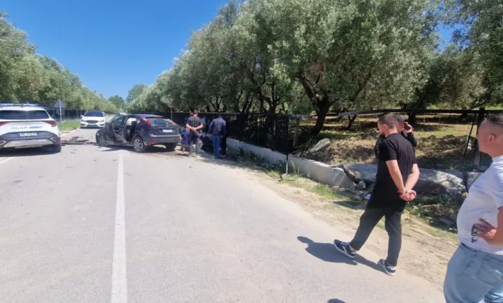 Aksident në aksin Panaja-Novoselë/ Humb kontrollin mbi mjetin dhe përplaset me murin e një banese, plagoset shoferi