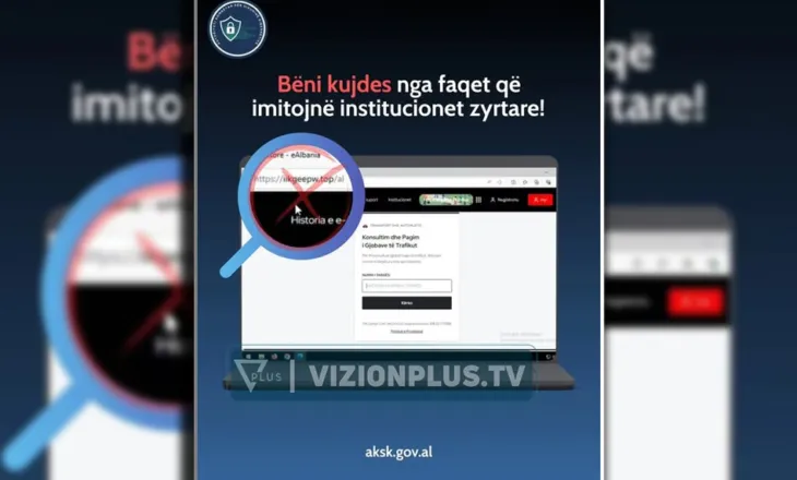 AKSK paralajmëron qytetarët: Kujdes nga faqet false që imitojnë e-Albania, synojnë vjedhjen e të dhënave personale