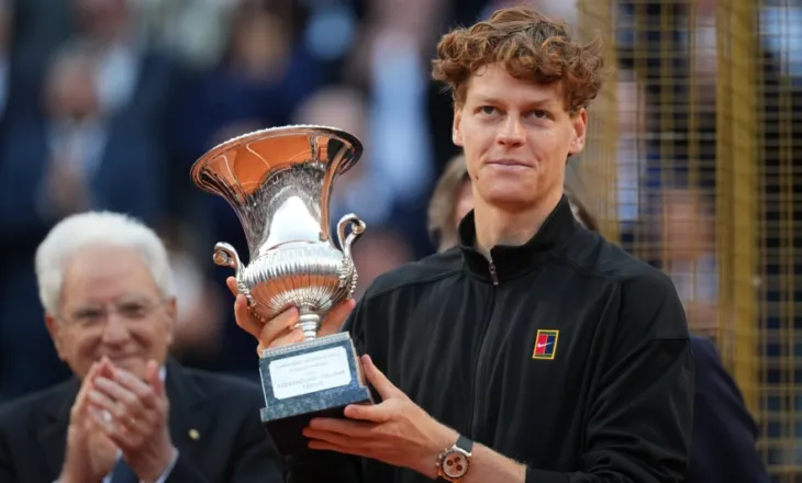 Askush si ai!!! Jannik Sinner triumfon në turneun Masters të Romës dhe shkruan historinë e tenisit