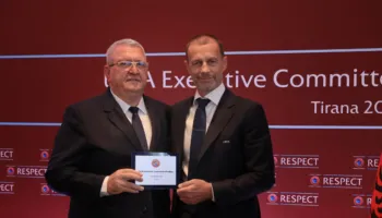 Asnjë votë kundër, FSHF mbështet zyrtarisht Aleksandër Ceferin për President të UEFA-s
