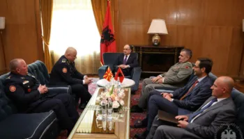 Bajram Begaj takim me Shefin e Shtabit të Maqedonisë së Veriut, ja çfarë u diskutua