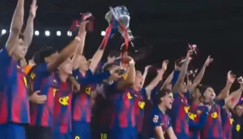 Barcelona ngre trofeun përpara syve të Realit të Madridit, katalanasit shpallen kampionë të La Ligës