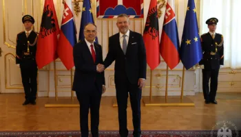 Begaj në Bratisllavë: Sllovakia, partner i rëndësishëm në rrugëtimin evropian të Shqipërisë
