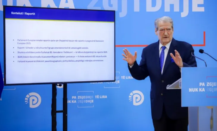 Berisha për raportin e PE: Sanksionon denoncimet tona, lakrorit i kanë dalë petët!