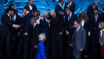 Bisedë me Macron, Von der Leyen dhe Kurtin, Rama ndan fotot nga Samiti i Komunitetit Politik Europian