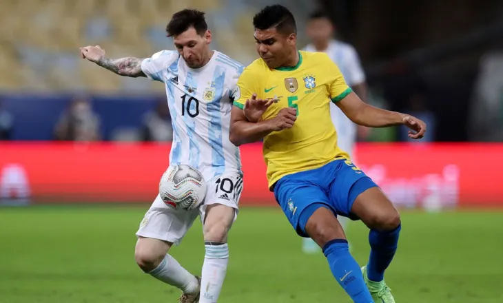 Casemiro drejt Amerikës, do të luajë me skuadrën e Messi