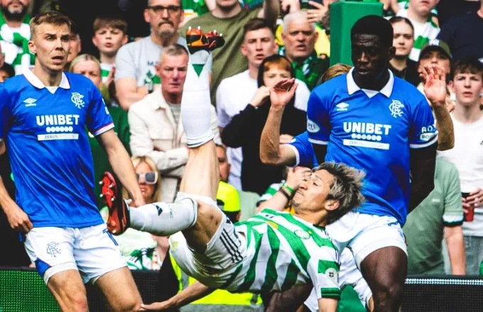 Celtic triumfon në “The Old Firm Derby” dhe rikthehet fuqishëm në garë për titullin, dy javë para fundit (video)
