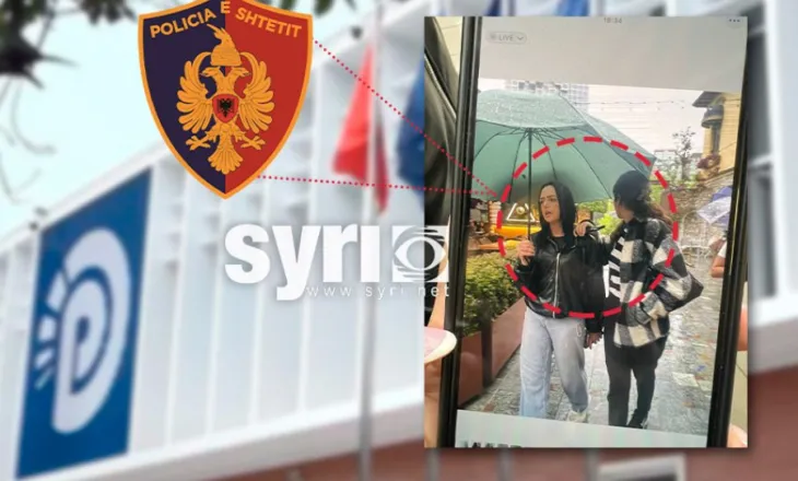 Civile dhe krahë prej krahu…/ Dy policet ‘kapen’ duke fotografuar selinë e PD në nisje të protestës