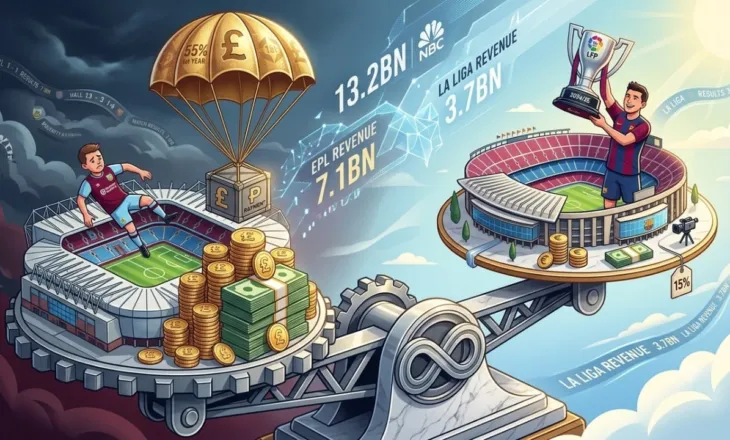 Çmenduria e miliardave, si mundet që Burnley i rënë nga kategoria fiton më shumë se Barcelona Kampione?!