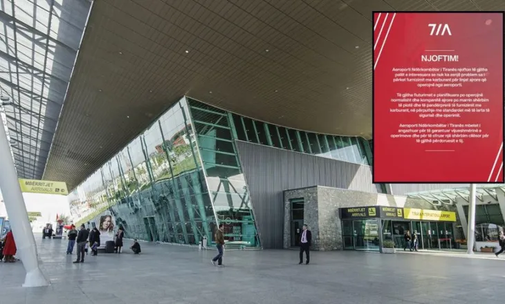 Çmimet e larta të naftës shkurtuan fluturimet, Aeroporti i Tiranës del me  njoftim e rëndësishëm për shqiptarët