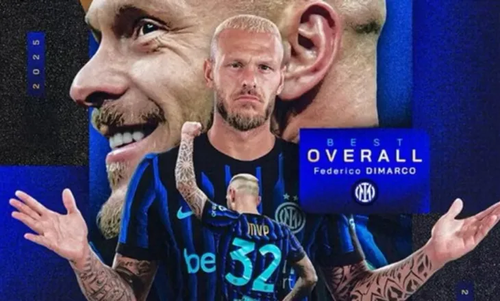 Çmimet e Serie A/ Lojtari më i mirë shpallet Dimarco, dominon Interi, Milani nuk ‘shkëlqen’ askund