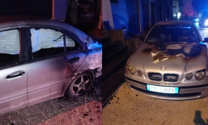 Digjen 3 automjete në Tiranë, dyshohet për zjarrvënie të qëllimshme