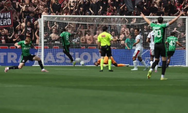 Disfatë e papritur për Milanin nga Sassuolo, “dridhen” pozitat e kuqezinjve për Champions