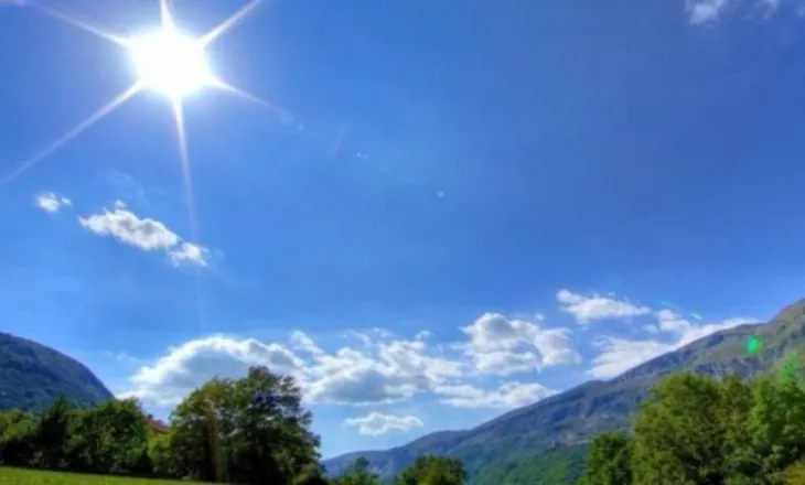 Dita e sotme me kushte të qëndrueshme, temperaturat maksimale do të jenë 35 °C