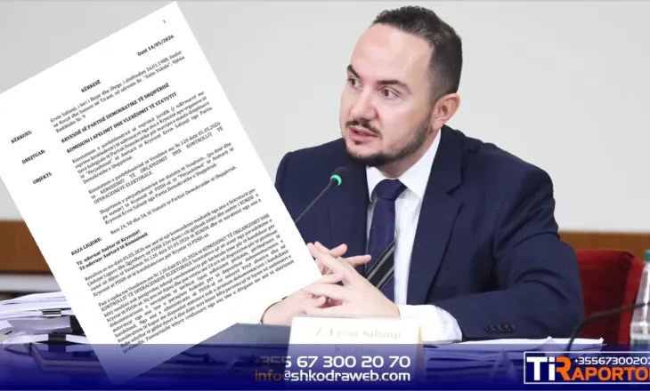 DOKUMENTI – Ervin Salianji ankesë zyrtare për përjashtimin nga gara në PD, ja çfarë kërkon ish- deputeti