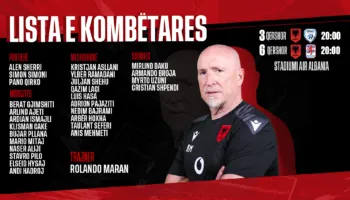 Dy risi dhe rikthime në Kombëtare, trajneri Maran publikon listën për ndeshjet ndaj Izraelit & Luksemburgut