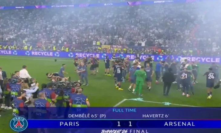 E FUNDIT/ Luis Enrike shkruan historinë dhe shpall PSG-në kampione të Europës dy herë radhazi, te Arsenali gabojnë me shënjestrën