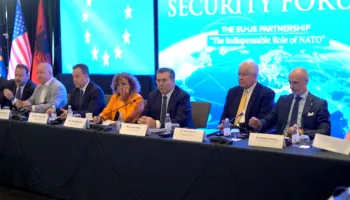 E organizuar nga Fatmir Mediu/ Zhvillohet në Tiranë Forumi, Partneriteti BE–SHBA dhe Roli i NATO-s