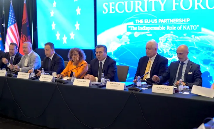 E organizuar nga Fatmir Mediu/ Zhvillohet në Tiranë Forumi, Partneriteti BE–SHBA dhe Roli i NATO-s