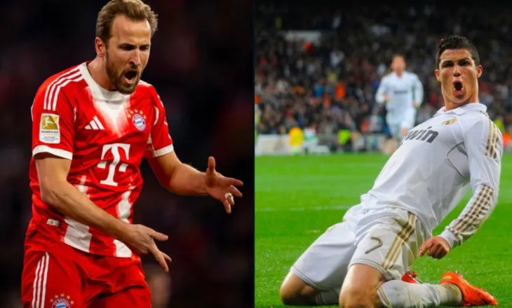 E pamendueshme! Harry Kane barazon rekordin mitik të Cristiano Ronaldos, nuk thyhej prej 11 vitesh!