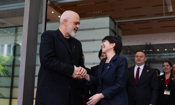 Foto-Video/ Nga gjesti i Ramës me homologen e Japonisë te leksioni me studentët, detajet e vizitës zyrtare të kryeministrit në Tokio