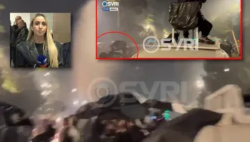 FOTOLAJM/ Terror policor mbi protestën paqësore të opozitës, goditen qytetarët, drejtuesit e PD dhe ekipi i SYRI TV