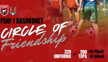 FSHF dhuron 320 uniforma dhe 200 topa për fëmijët në Ukrainë