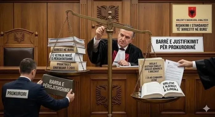 Fundi i formulës “arrest në burg”