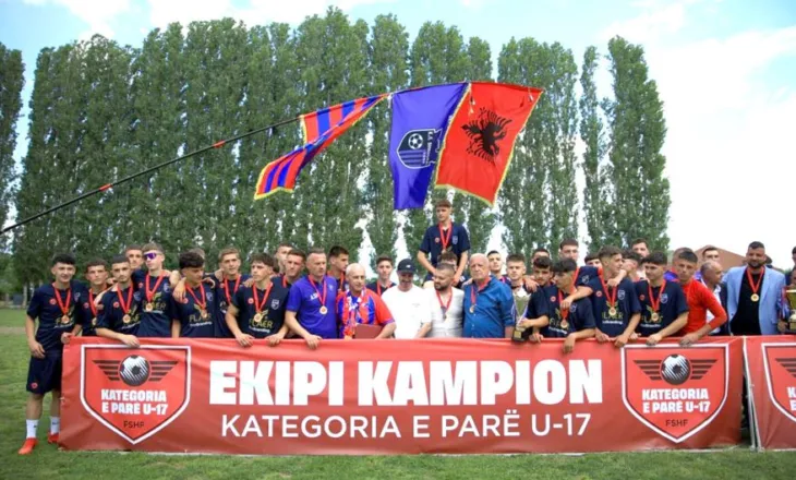 Futboll moshash/ KF Shkodra fiton titullin në U17, Dinamo fiton trofeun në U15