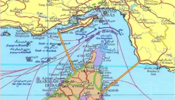 Garda Revolucionare Iraniane publikon hartën e re të Gjirit Persik, ja kufijtë e ri në Hormuz