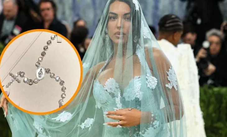 Georgina Rodríguez i mahnit të gjithë me rruzarin ekskluziv 7 milionë eurosh në “Met Gala”
