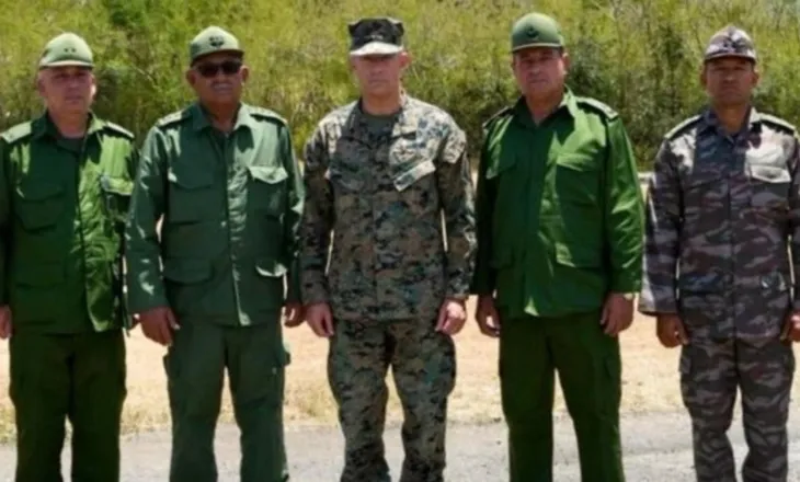 Gjeneralët amerikanë dhe kubanezë takim në bazën e Guantanamos, diskutuan për sigurinë operacionale në rajon