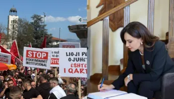 “Gjuha, jo i vetmi problem”, Spiropali për protestën e studentëve në Shkup: Barazia e shqiptarëve ende trajtohet si kompromis politik