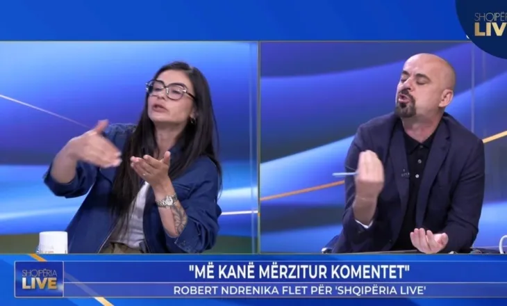 “Gjyqin ta bëjnë injorantët”/ Debat në “Shqipëria Live” për fjalët e Robert Ndrenikës, Lekatari: Humbi dinjitetin. Rexha: Ti nuk vlerëson dot tëndin
